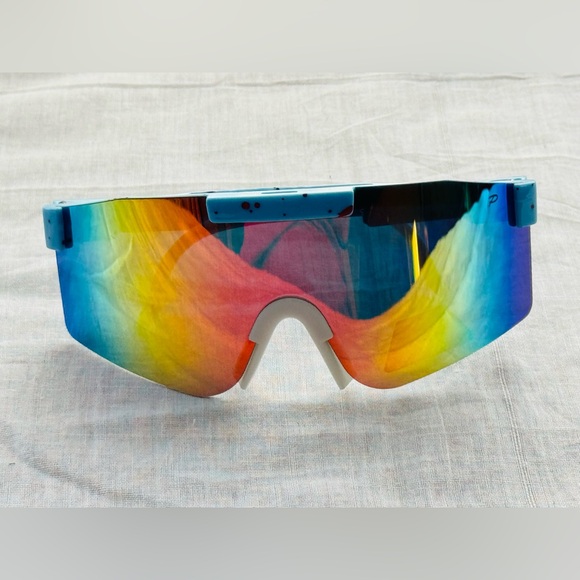 Sport Shield Sunglasses with Color Mirror ( Choose Any Color ) - Picture 11 of 14